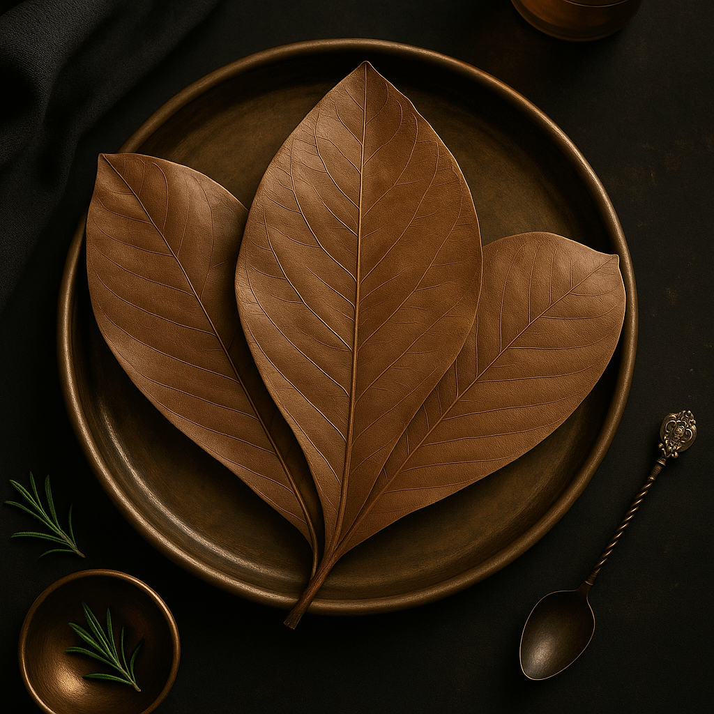 Dried leaves